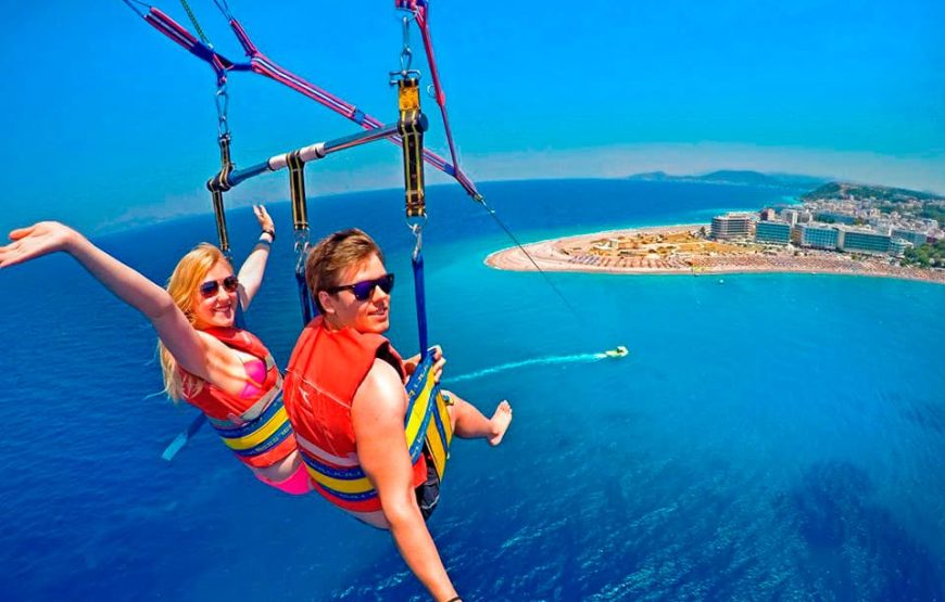 Парасейлинг в Шарме  (парашют за лодкой )