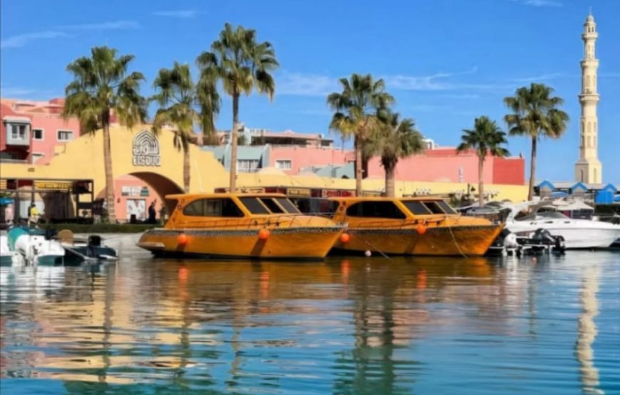 Белый остров и вечерняя Хургада