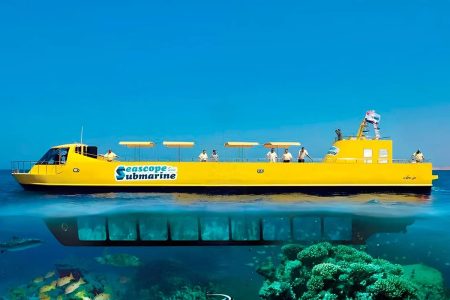 Батискаф в Шарме ( полу-подводная лодка )