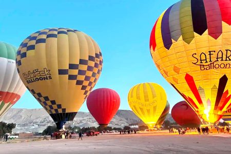 Воздушный шар в Луксоре из Хургады( популярные экскурсии)